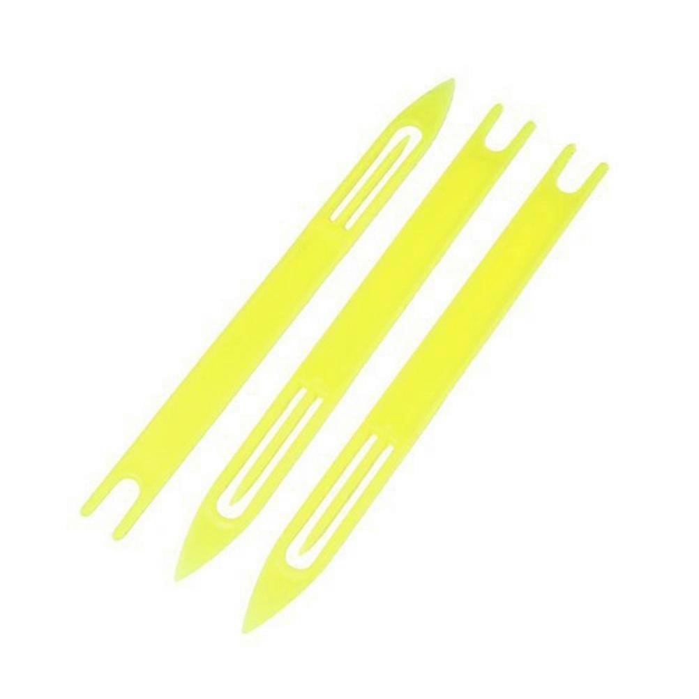 30 Pcs Knitting Tools for Fishing Line Equipment Repair with Netting Needles Shuttles and Sewing Accessories Yellow 1x13 8cm