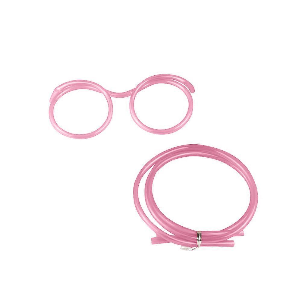 Pink Kids Eyeglasses with Flexible for Creative Art DIY Modeling and Children's Party Fun Accessories