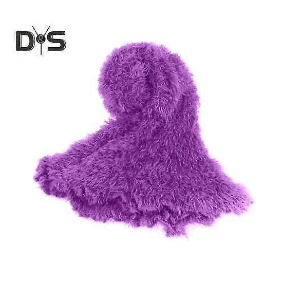 Women Scarf Bright Color Thick Plush Scarf Outdoor Travel Beach Multi-Functional Neckwear Versatile Decorative Accessory