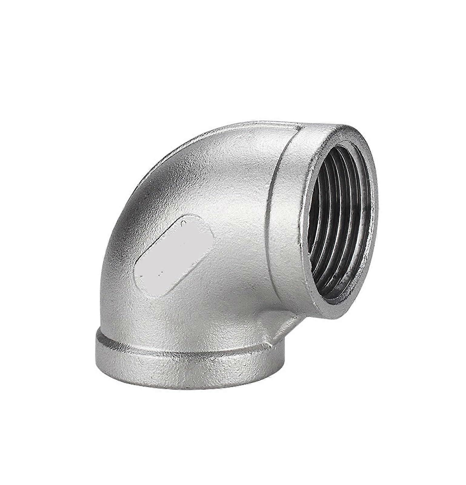 Stainless Steel 316L 90-Degree Elbow with Internal Thread G2-1/2, 4-Point Connection, Sanitary Water Pipe Fitting