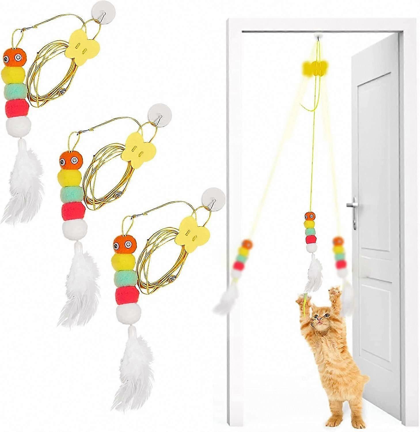 Interactive Cat Toy with Suction Cup Tail - Funny Stick for Playful Cats