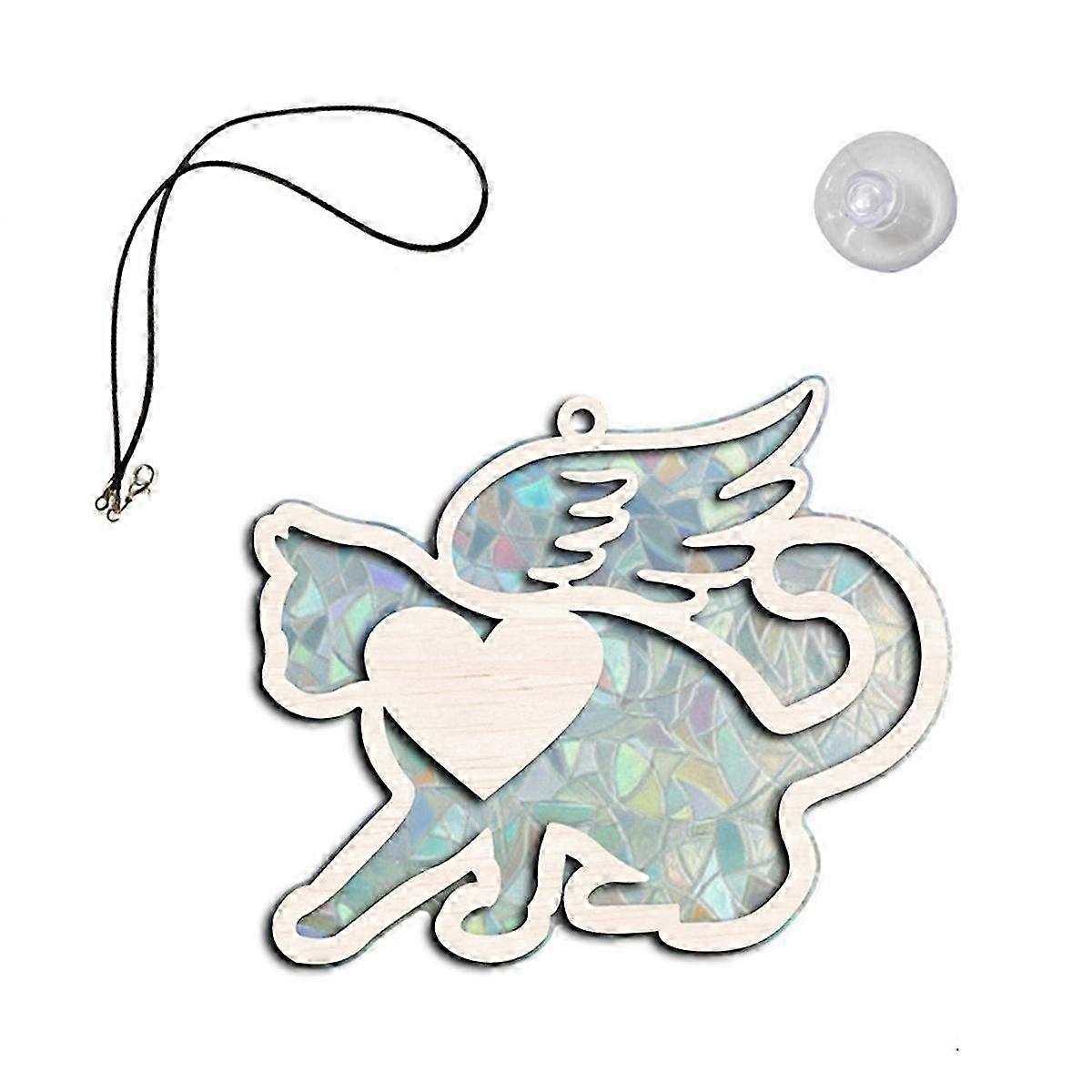 レインボーメーカードッグメモリアルサンキャッチャー - レインボー&ペットの思い出の装飾のための美しいサンキャッチャー