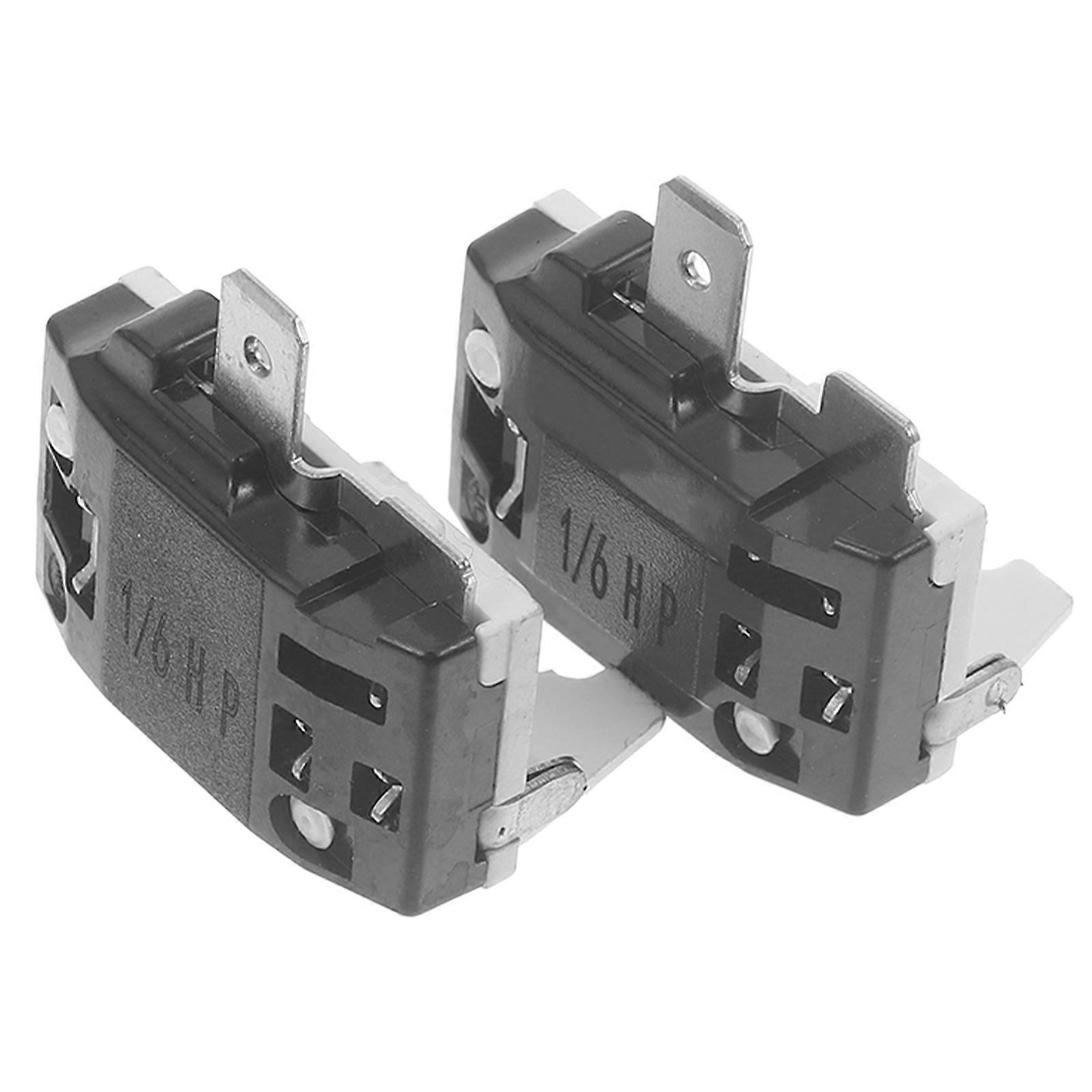 Starter Overload Protector Refrigerator Compressor Protector White Home Use Kitchen Appliances 3.10X2.80X2.20CM 2Pcs