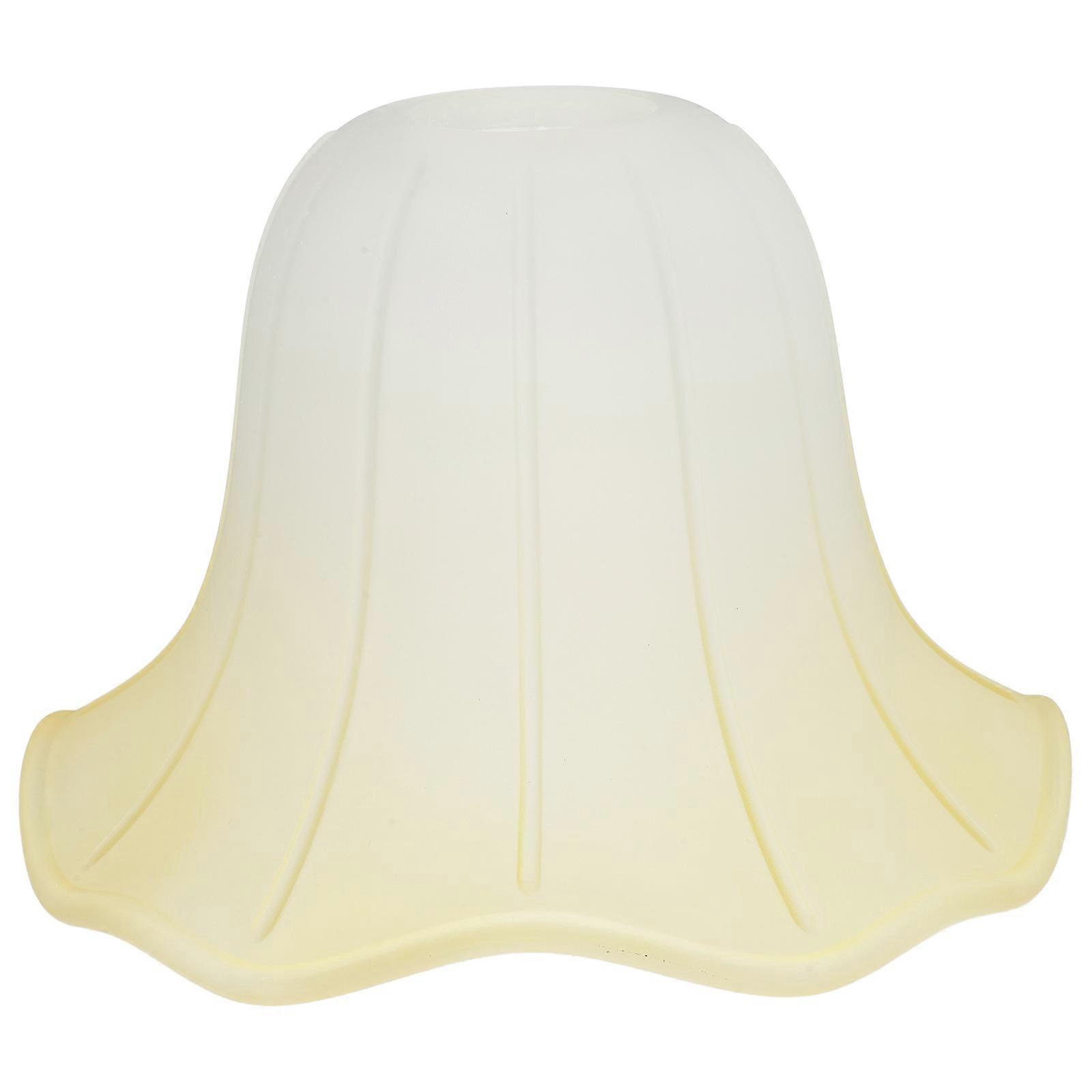 Frosted Glass Lampshade Bell Shape Light Diffusion For Living Room 1Set