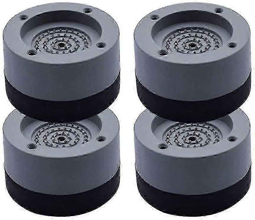 Vibration Dampeners,4 Pieces Universal Vibration Dampeners Anti-vibration Mat Washers For Washing Machine & Dryer 4cm(grey,4cm)