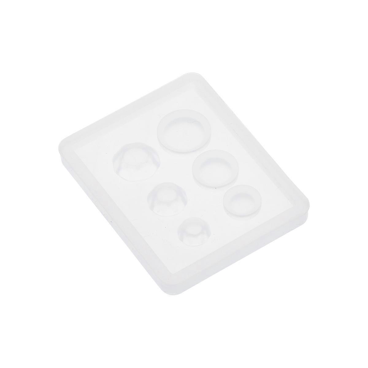 Crafting Tool for Oval Pendant Design, Silicone Mold