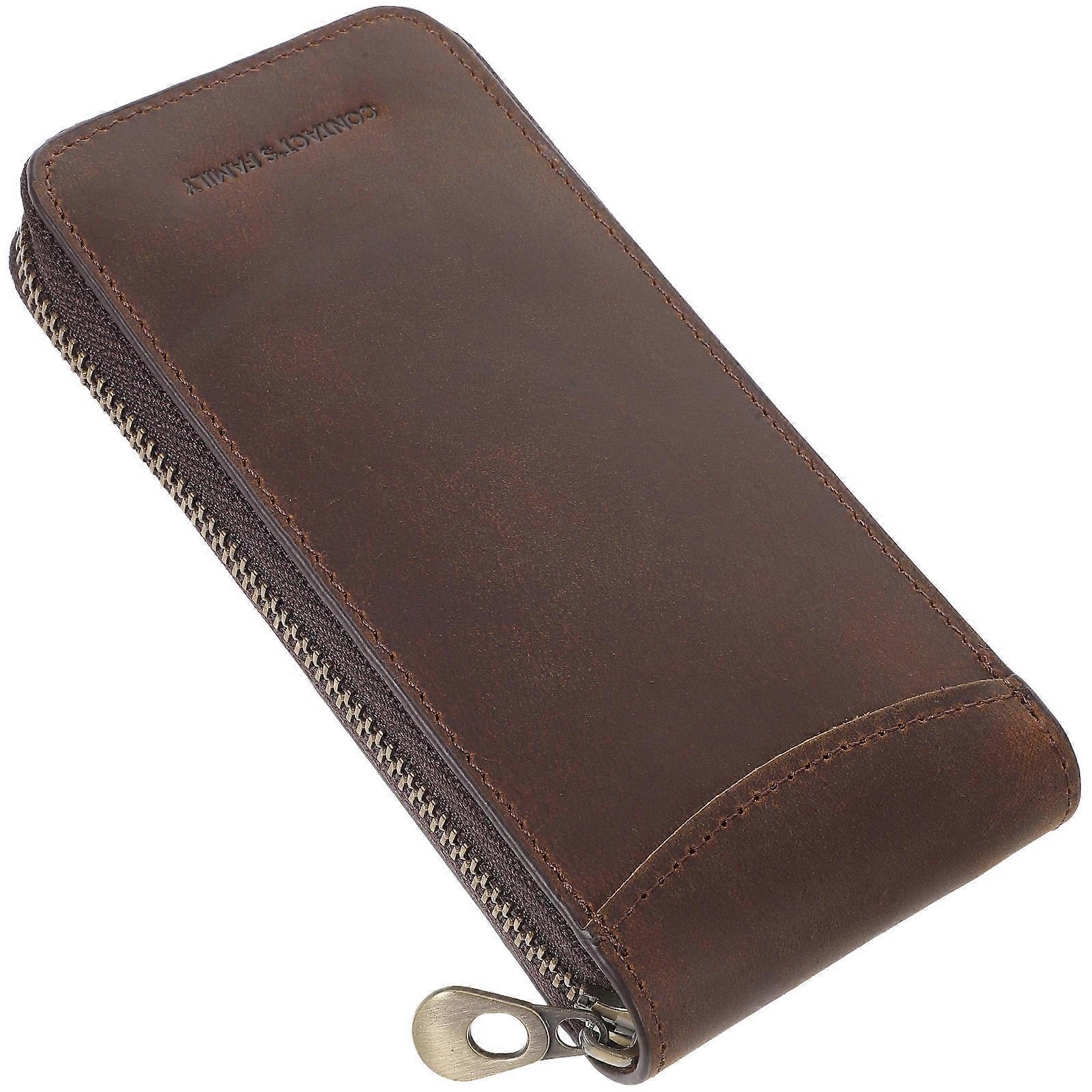 Watch Storage Box for Personal or Travel Use Durable Coffee Color 1 Pc