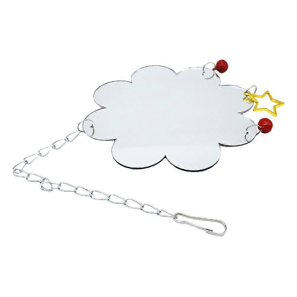Reflective Chicken Cage Accessory Ideal For Birds Enhancing Entertainment With 1Pcs Mirror Toy