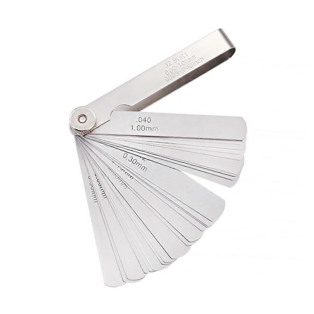 Feeler gauge Graduated Precise thickness for woodworking Durable Easy to store Scaling for simplicity Ref: 4881