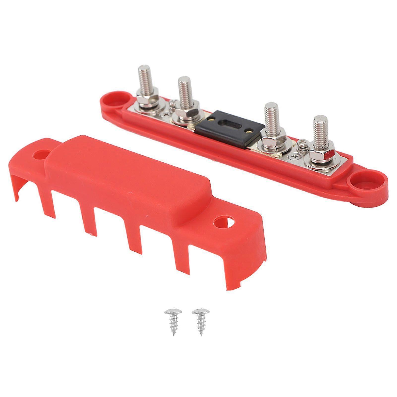 300A Bus Bar M8 4 Stud Power Distribution Block 12V 48V