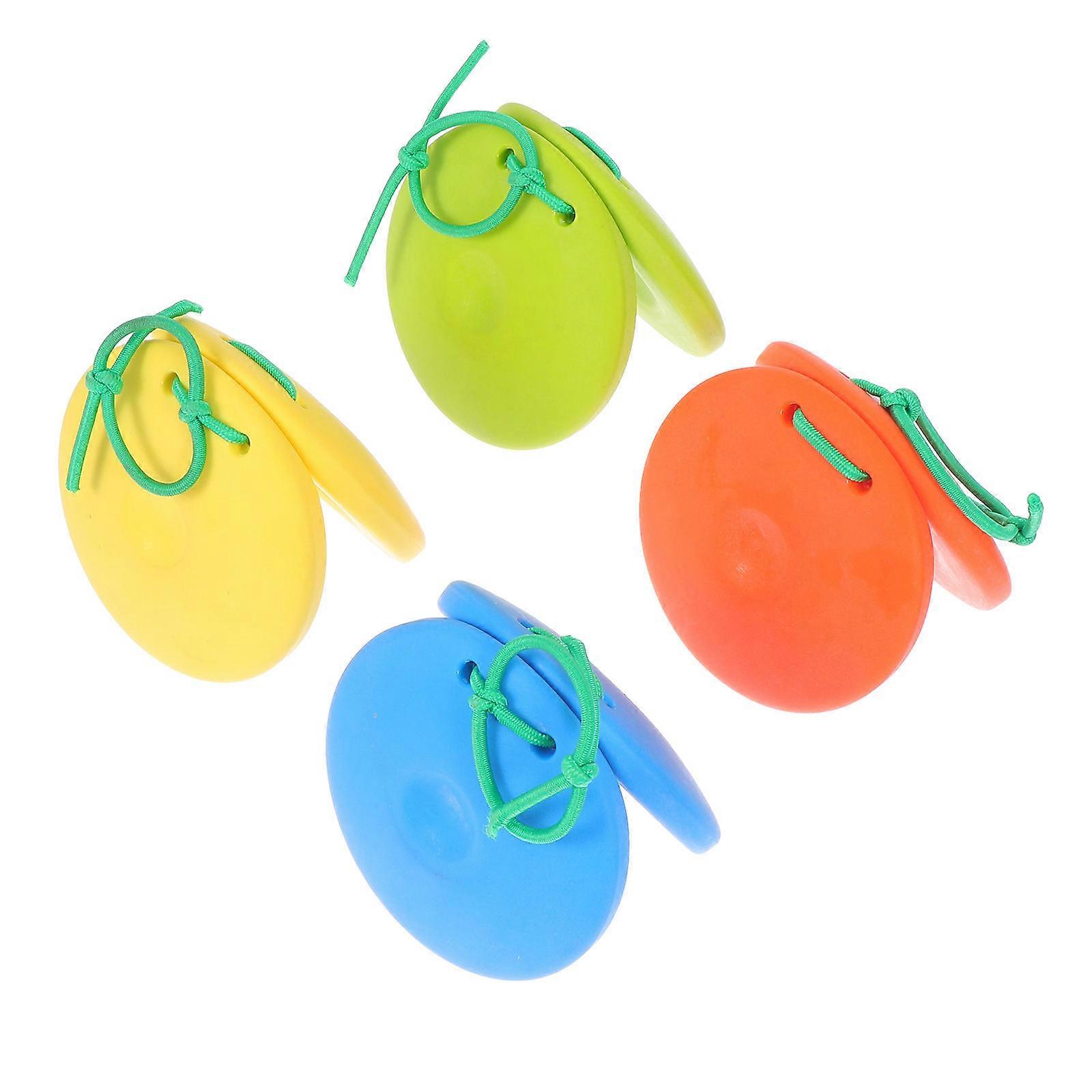 ABS Percussion Instrument Toy for Kids with Assorted Color 4Pcs Cartoon Musical Toys for Early Education