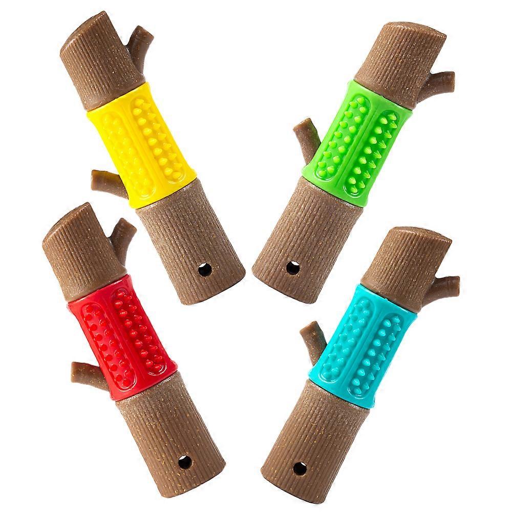 Pet Tooth Grinding Toy Interactive Training Red Durable TPR Material