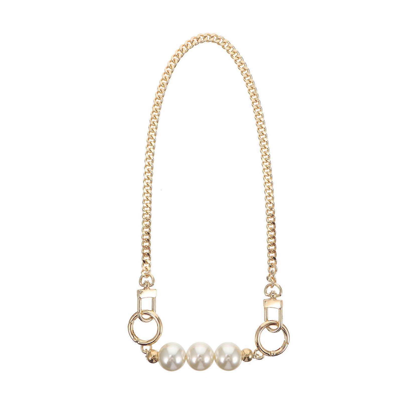 Purse Chain Strap Bag Accessory For Fashion Enthusiasts Daily Use Golden 1Set