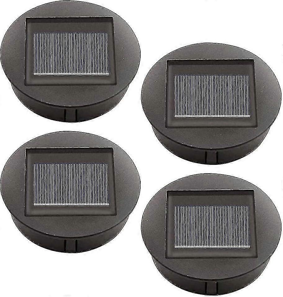 New,suitable 4 Pack Solar Replacement Lights with LED Bulbs, Solar Ceiling Light Replacement, LED Solar Panel Sha