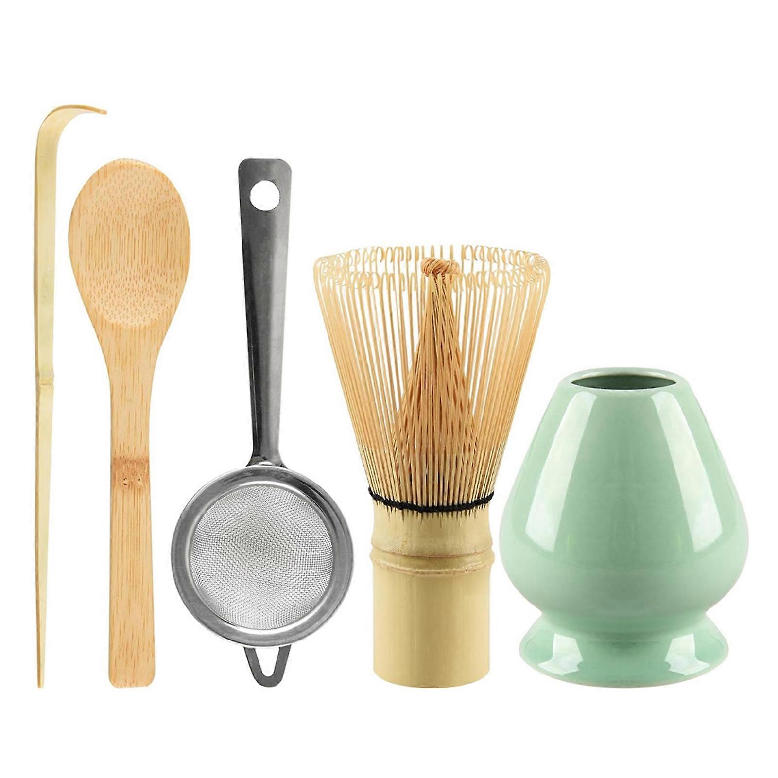 Premium Quality Traditional Matcha Tools Matcha Scoop Whisk Set for Beginners for Home Use
