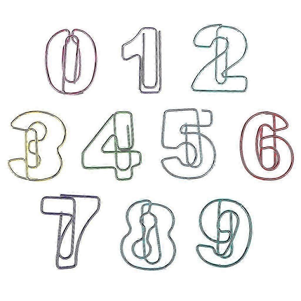 10pc 0-9 Bookmarks Stationery Supply