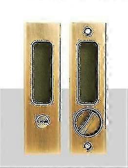 Pocket Door Handle With Key Sliding Door Lock Key Recessed Door Handle 160mm 2025