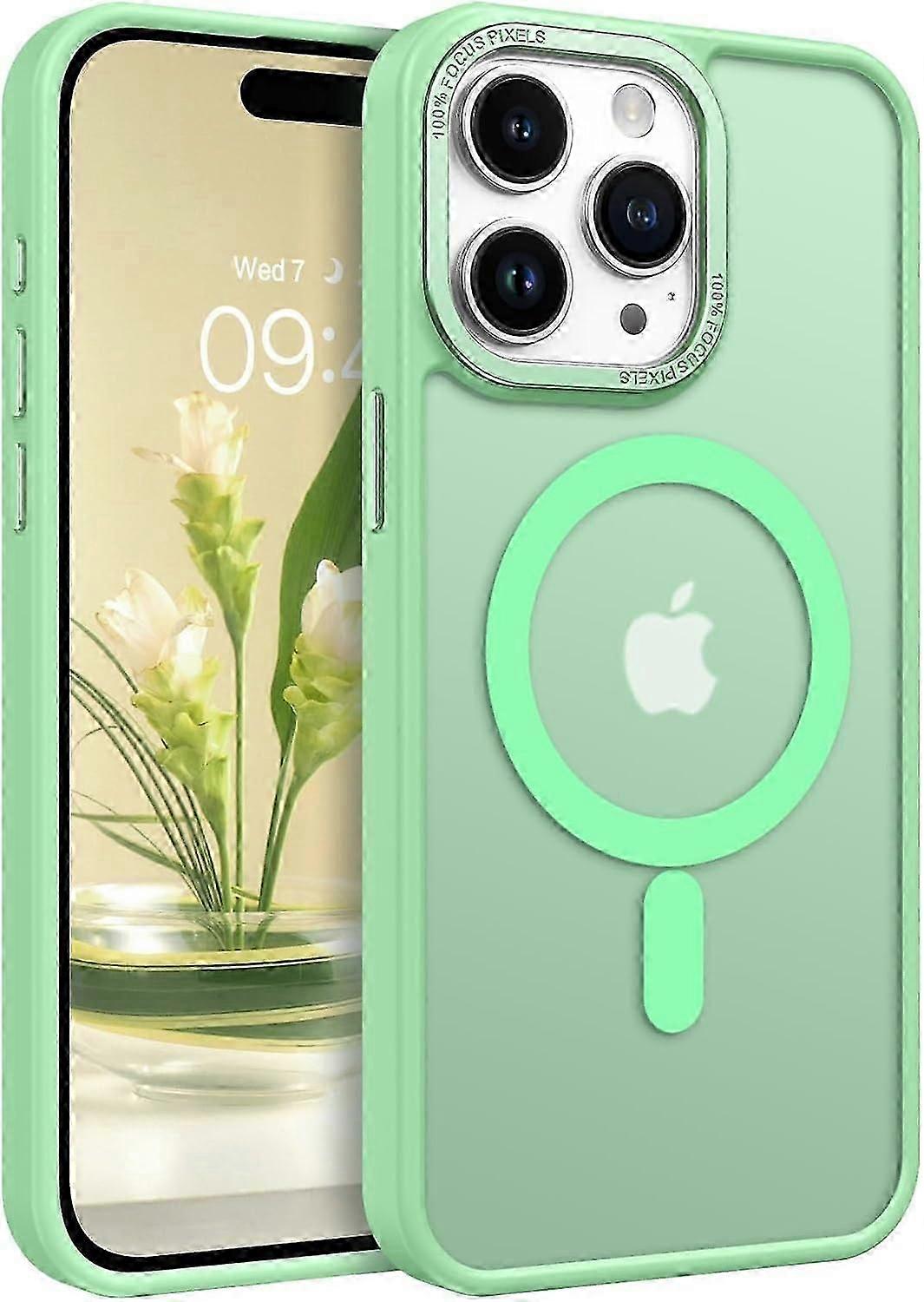 TIANYING for iPhone 15 Pro Case Phone Case iPhone 15 Pro Magnetic[Compatible with MagSafe] Translucent Matte Slim Shockproof Anti-Fingerprint Anti-Scr