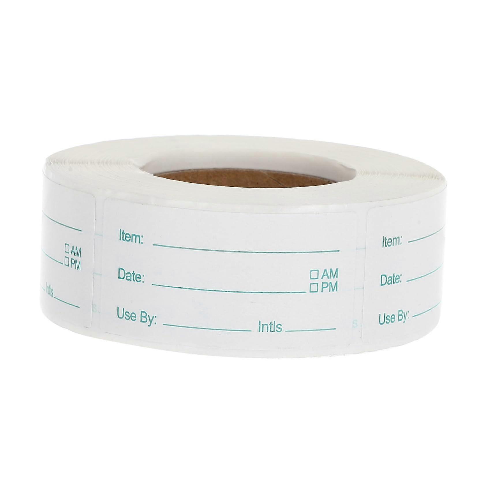 1 Roll Food Storage Labels SelfAdhesive Removable Date Stickers for Freezer for Plastic Containers Durable