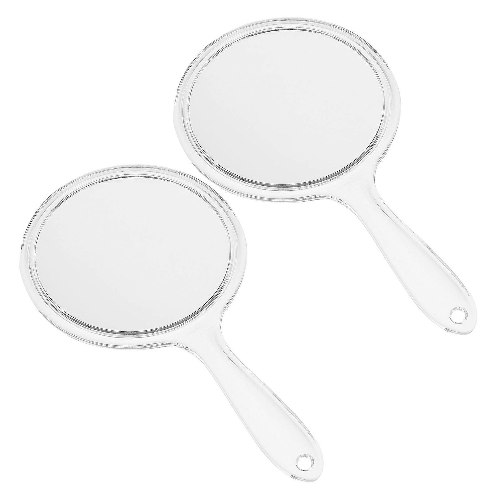 Miroir de maquillage portable avec conception double face pour un reflet clair, léger et sûr