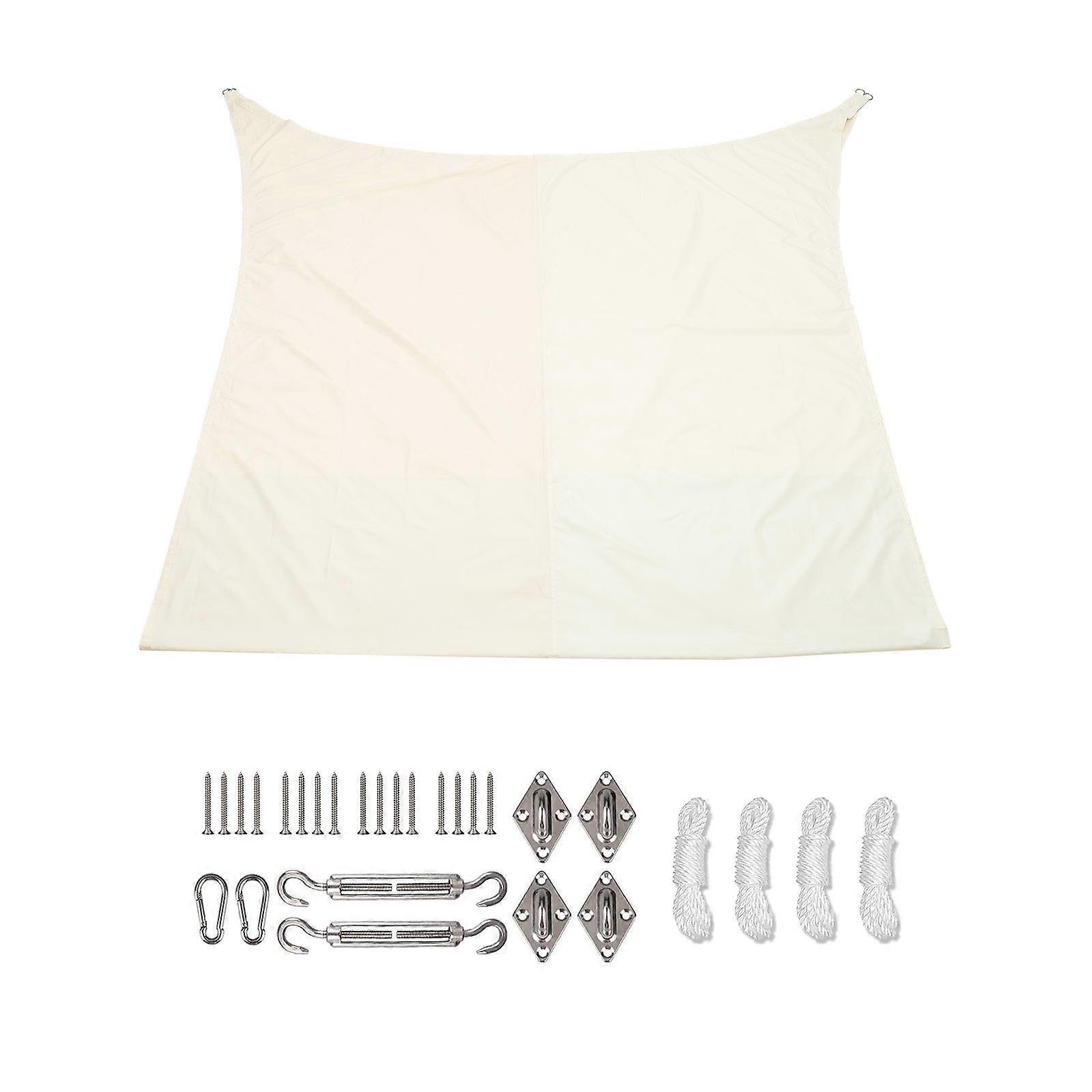 Waterproof Sun Shade Cover 1 Set Outdoor Sunshade Net For Garden Swimming Pool Balcony 300x500cm Rectangular Block Function