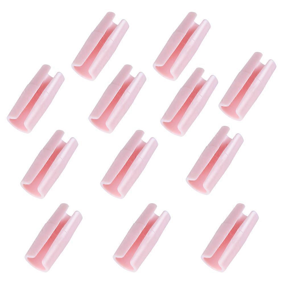 12Pcs Non-Slip Sheet Holders Crafted For Bed Sheet Applications In Pink Color Keeping Sheets From Messy Wrinkles
