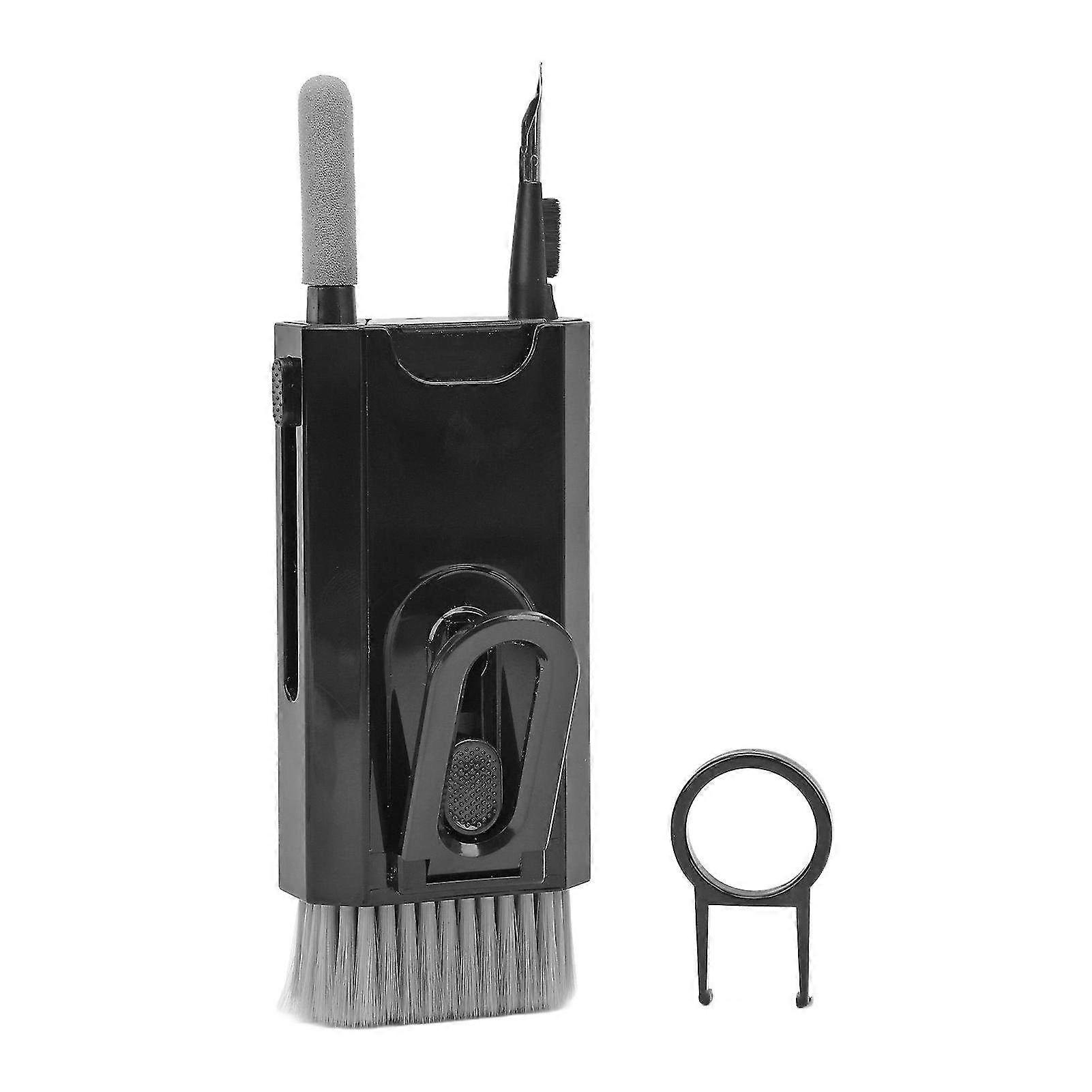 מברשת רב תכליתית לניקוי טלפונים ומכשירים 8 ב-1 - אידיאלית עבור מקלדות, אוזניות, מחשבים ניידים ועדשות מצלמה