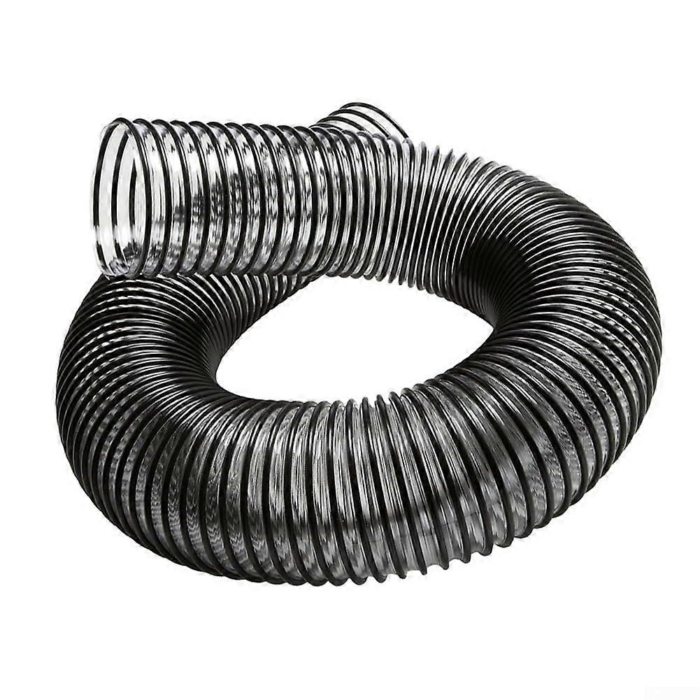 Lawn vacuum hose, 218.4 cm black plastic hose, easy installation equipment, better air circulation and dirt collection, for lawn vacuums.