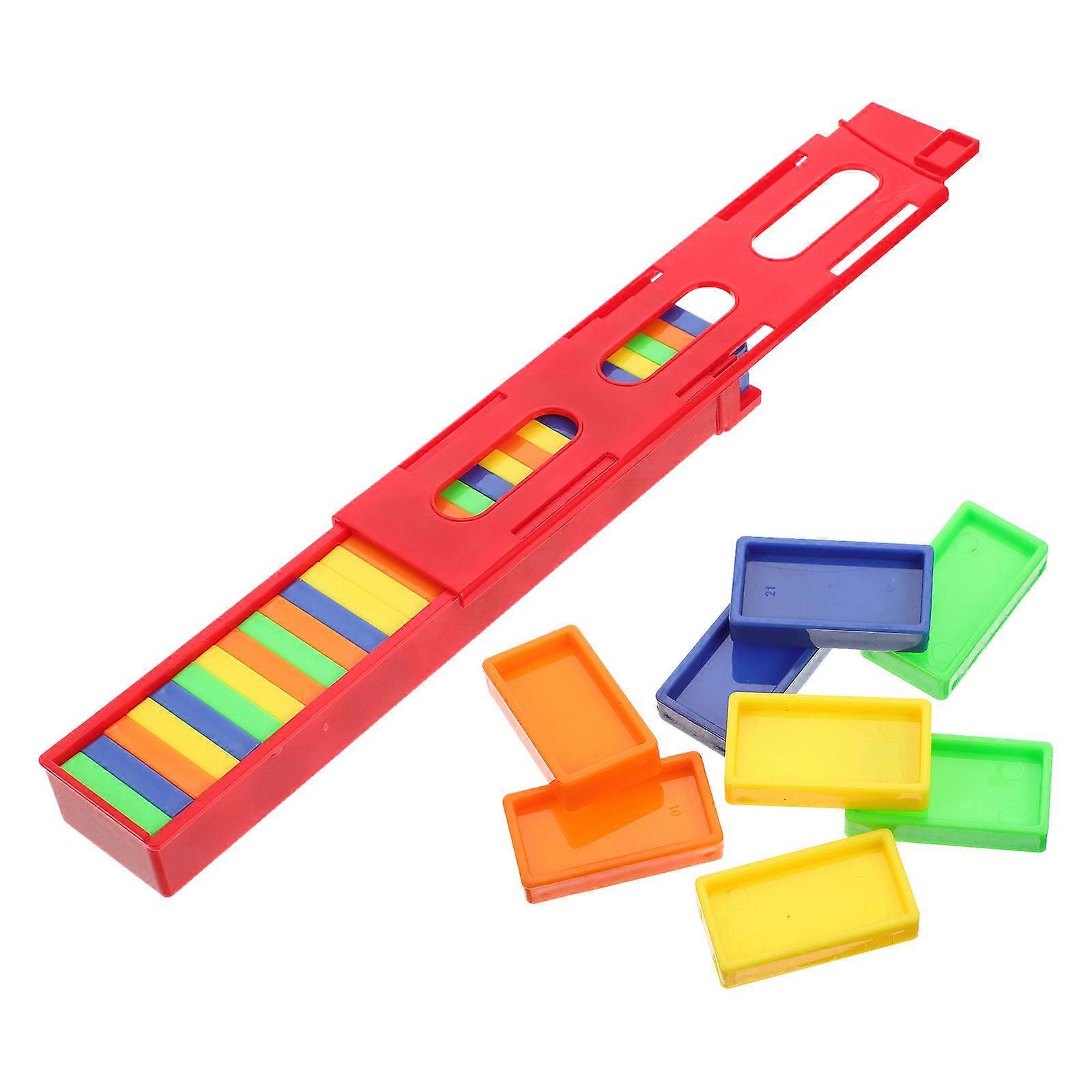 Kids Domino Set Toys 5 Bags Assorted Color Improve Concentration