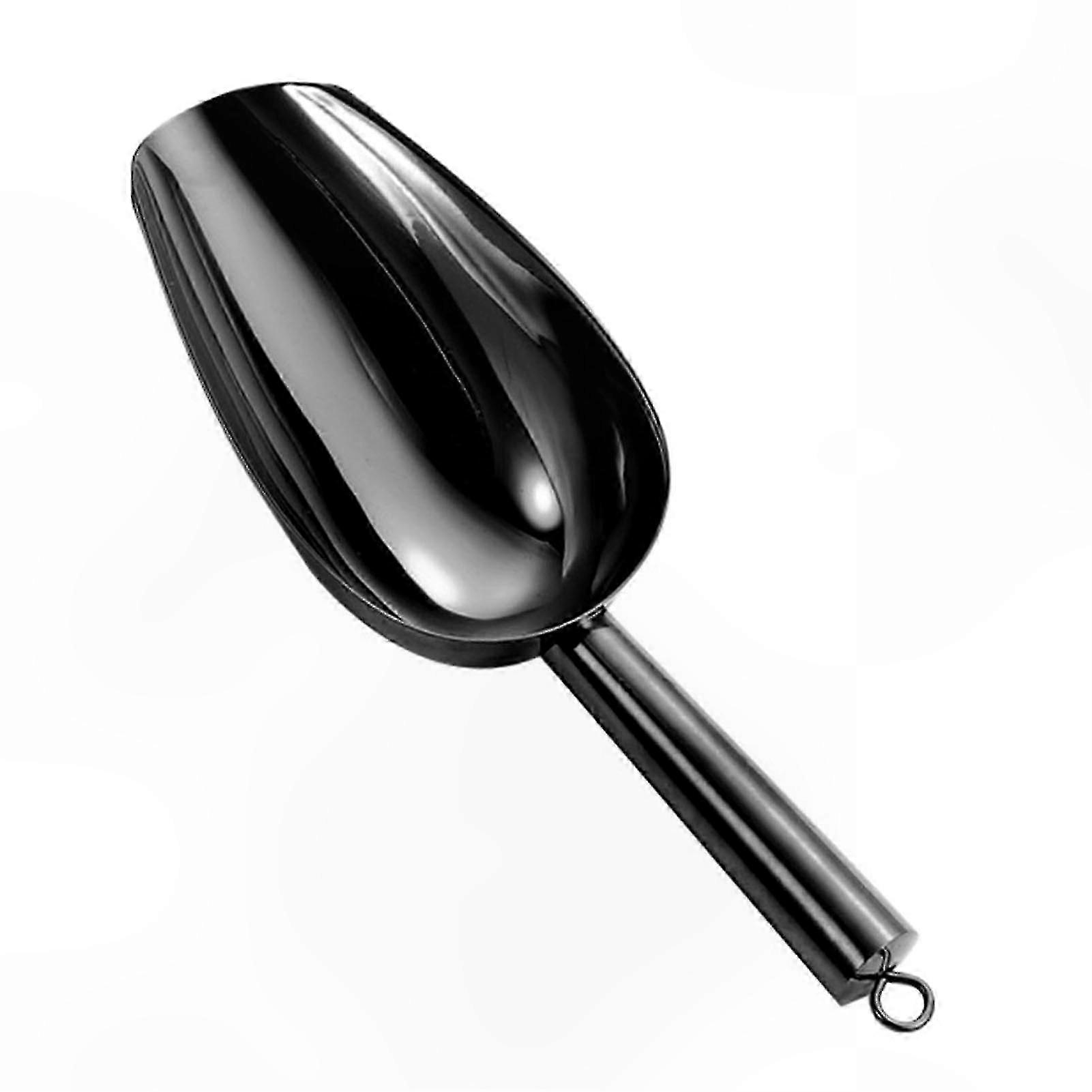 Stainless Steel Ice and Popcorn Scoop with Long Handle for Bar, Party, and Wedding Use