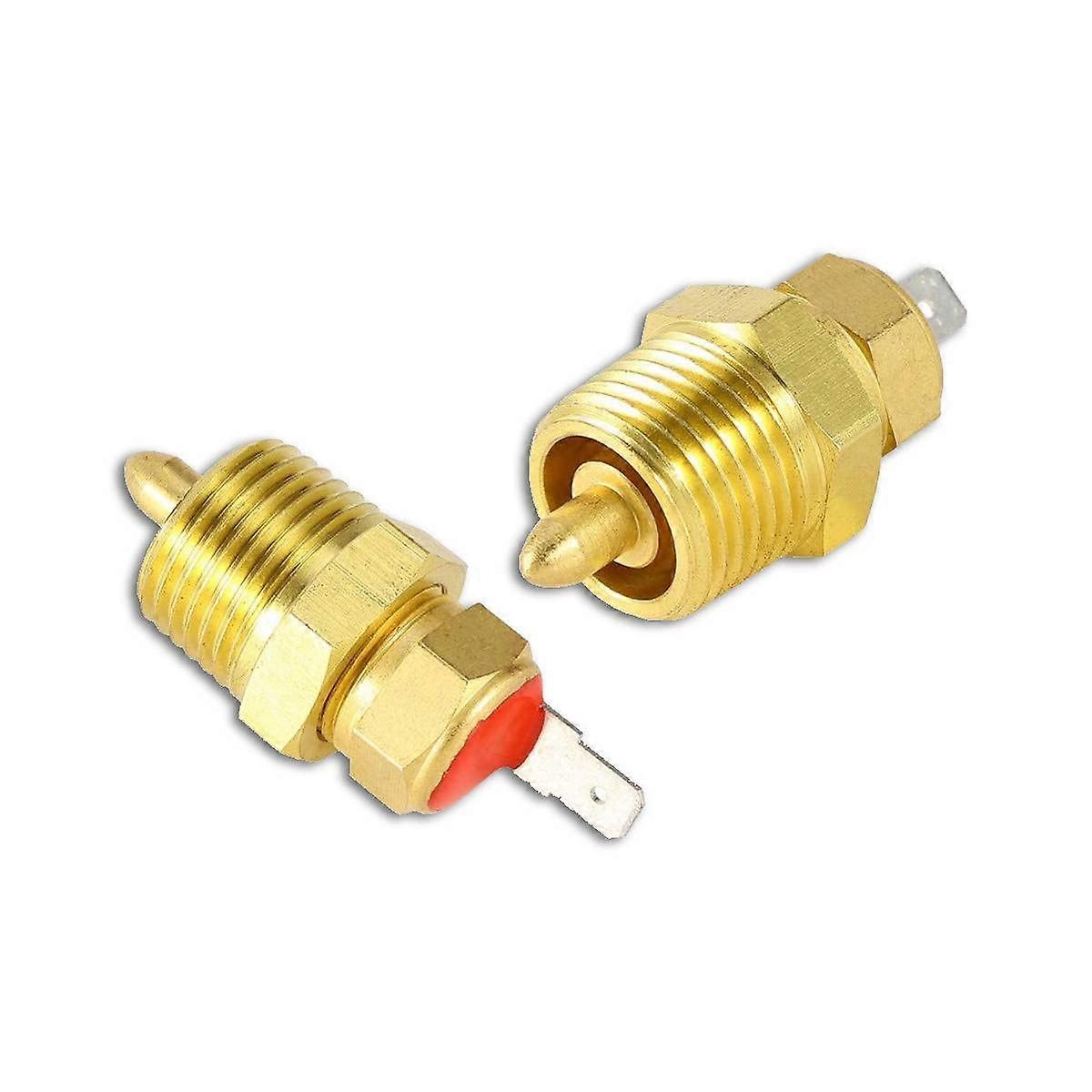 Thermostatic Temperature Switch 3/8" Pipe Thread, 185 to 175 Degree, Motor Cooling Fan Thermostat, Fits 10-16 Inch