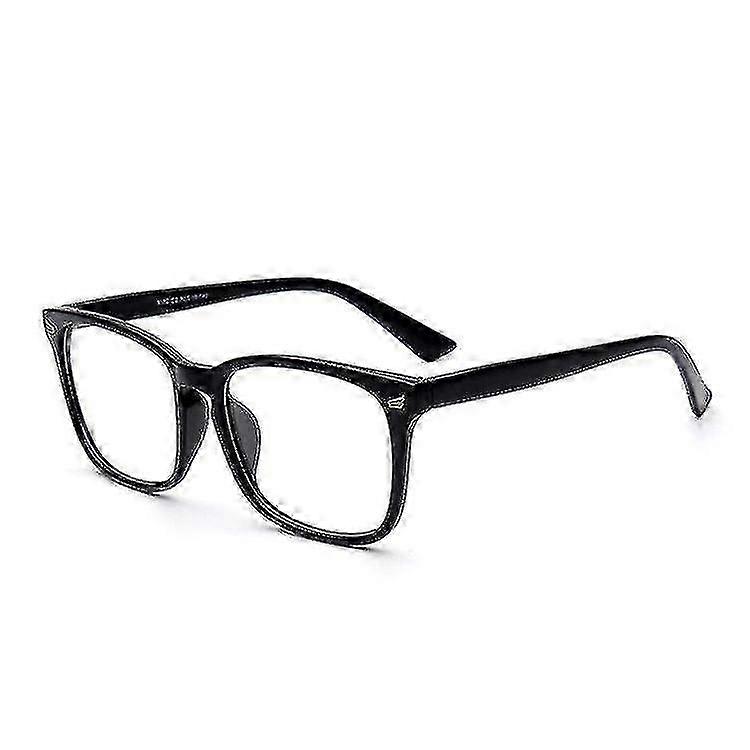 Stylish Unisex Square Frame Clear Lens Eyeglasses - Non-Prescription Thick Frames