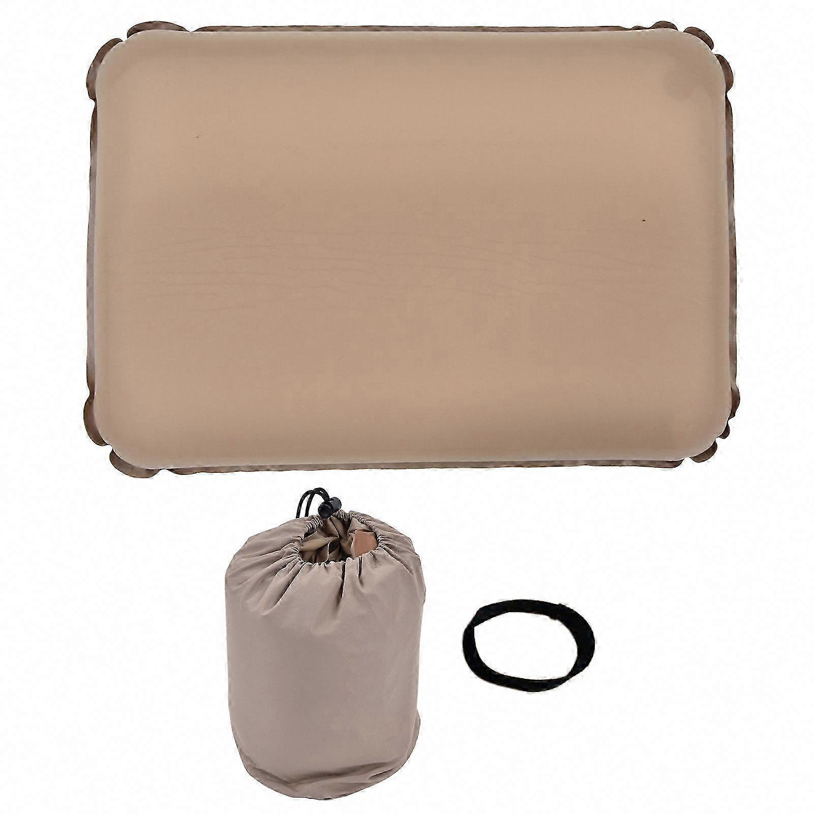 Inflatable Pillow for Travel - Soft, Waterproof, Compressible & Portable Self-Inflating Camping Pillow