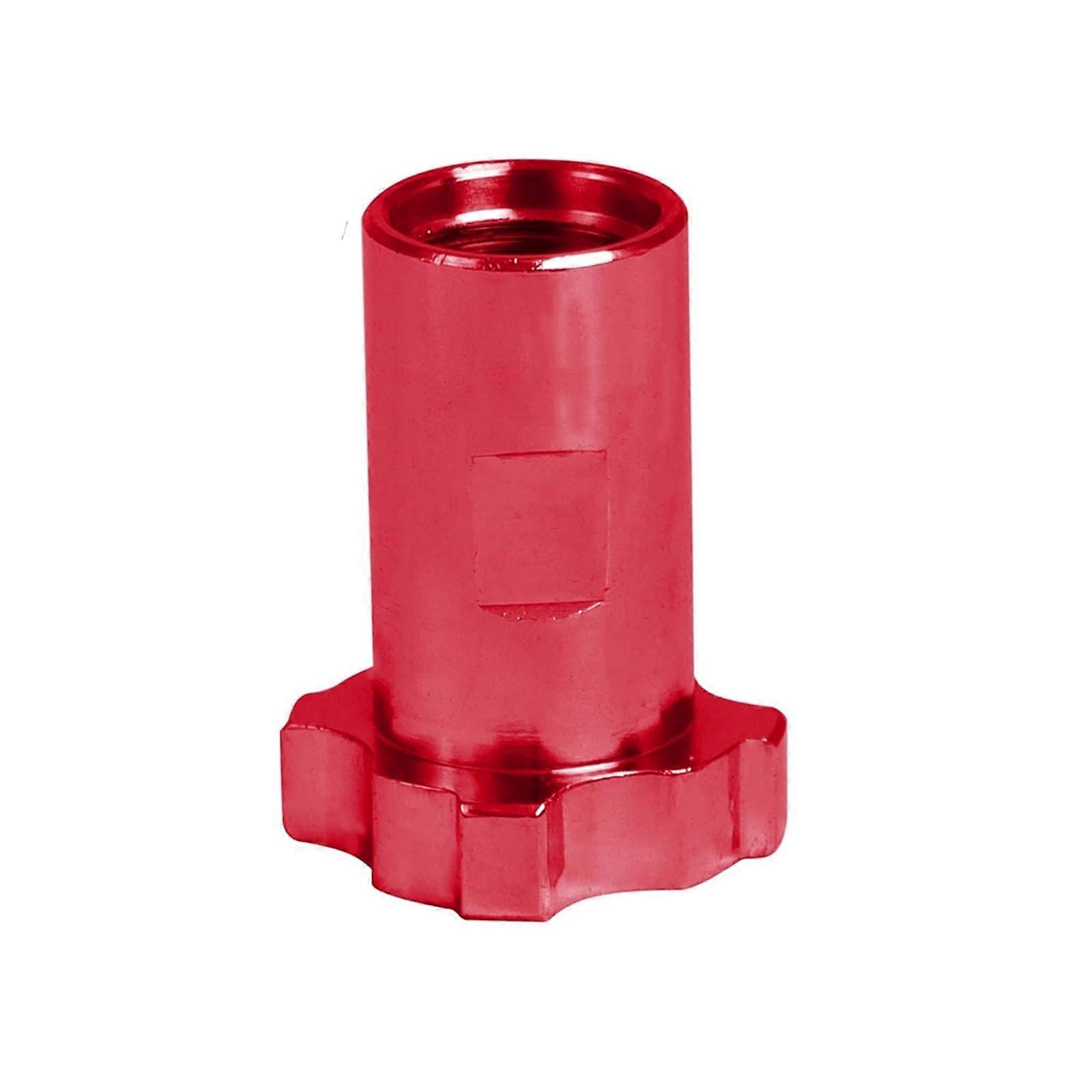 Connector Red Aluminum electrophoresis Spray Adapter External Thread Red Aluminum Alloy Spray Connector (M16 x 1.5 Internal)