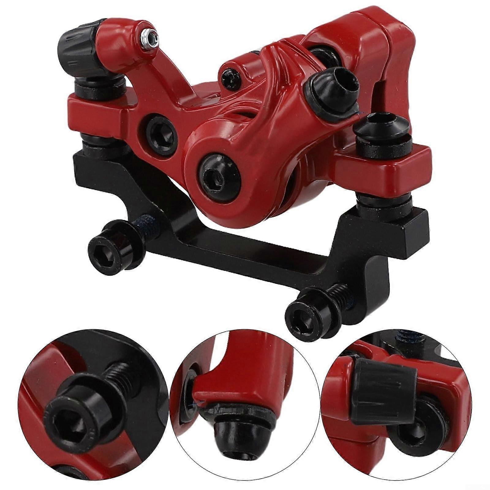 Braking Experience Aluminum Bicycle Disc Brake Set Compatible With F160/R140 And R160/F180 Sizes Black
