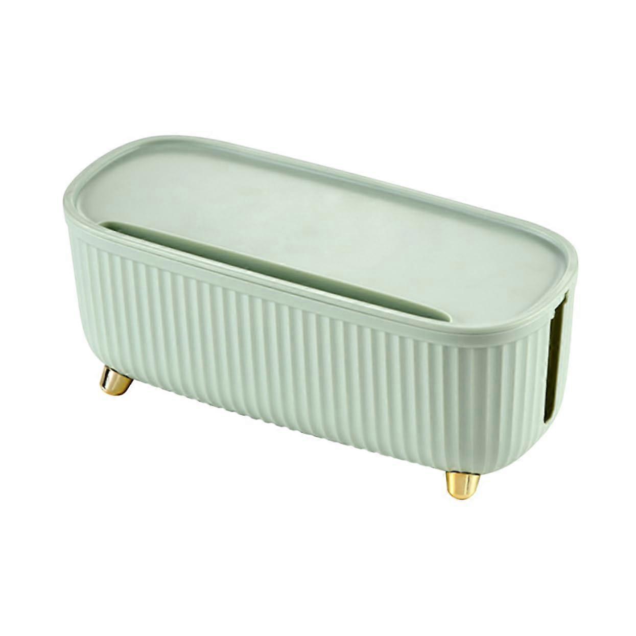 Cable Organiser Box for Desk - Large Capacity Cable Management Container, Stylish Design, Tangle-Free Power Cable Protection
