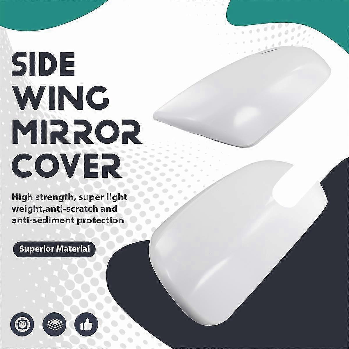 1 Pair Door Mirror Cover for Forte Cerato 2009-2010 - Left & Right Side Rearview Mirror Cap