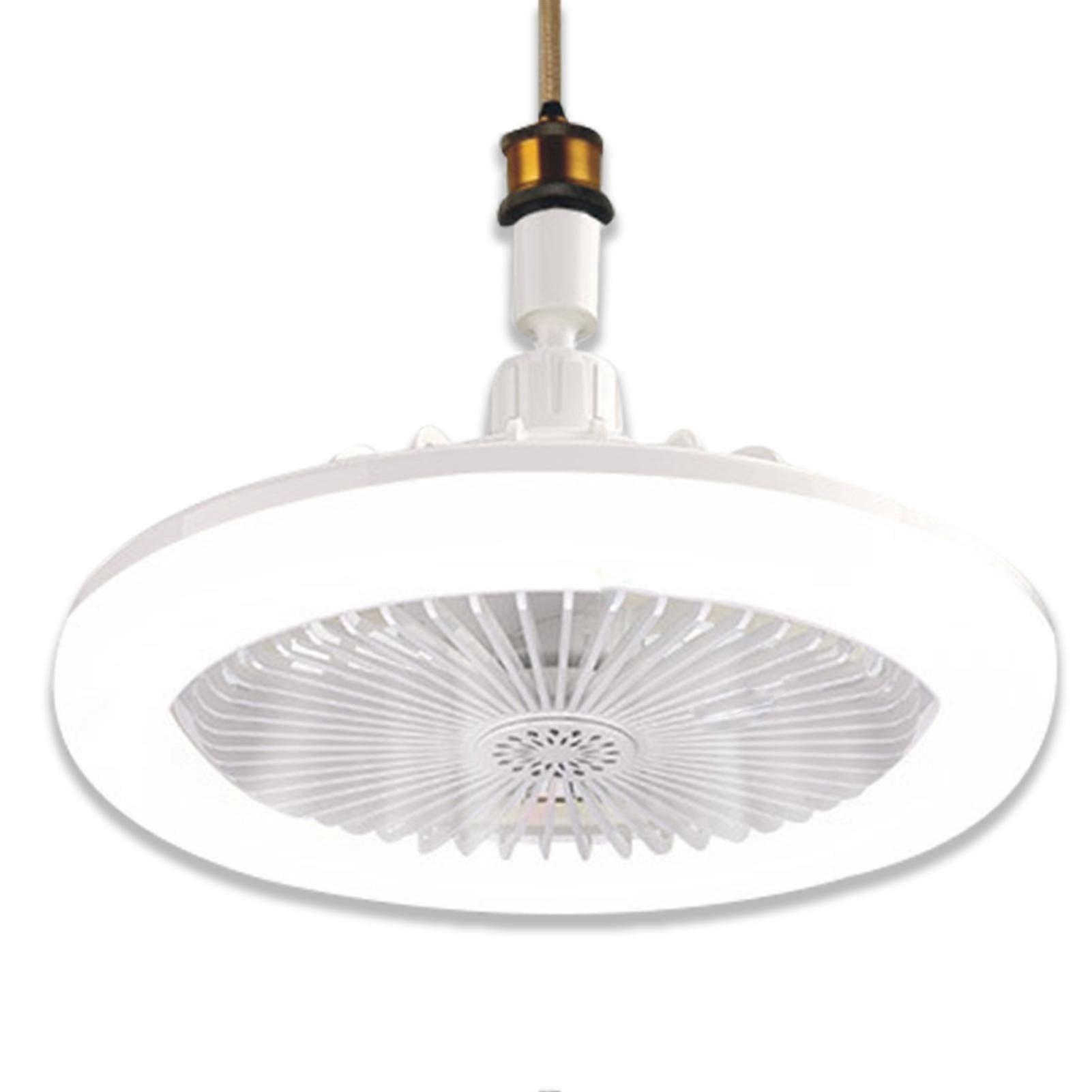 Electric Ceiling Fan Light with E27 Head Stable Multipurpose Cooling Fan for Home/Bedroom
