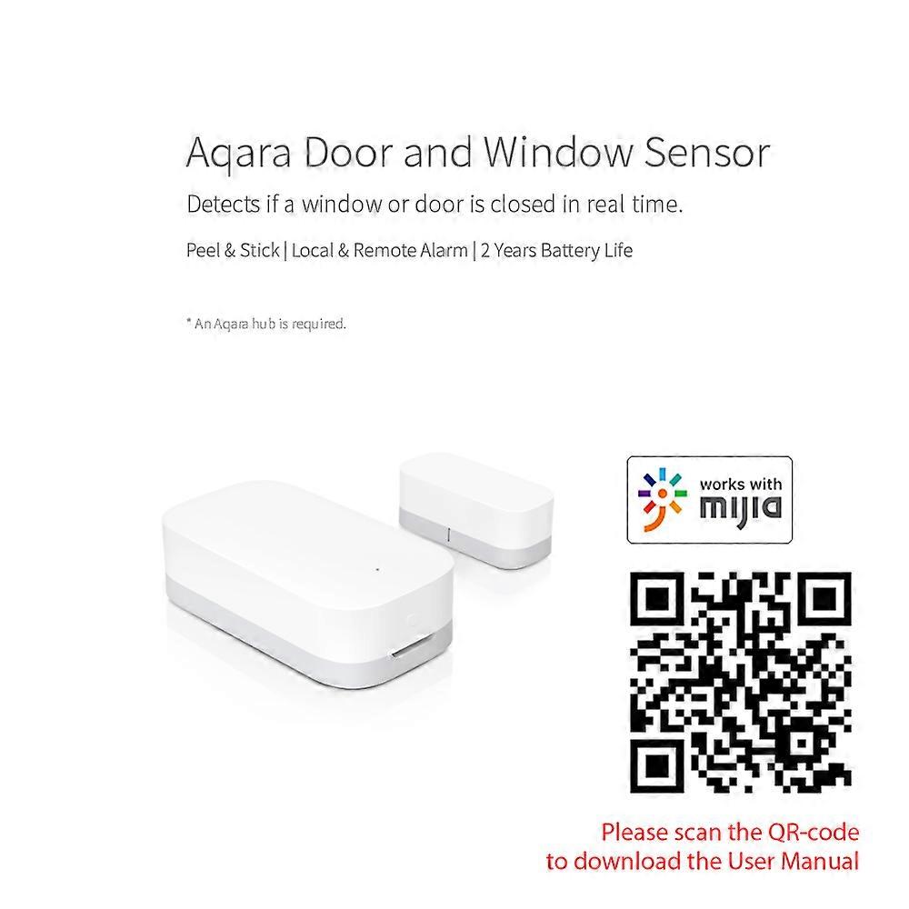 Aqara Door and Window Sensor ZigBee Wireless Connection APP Control Smart Home Devices Work with Android iOS