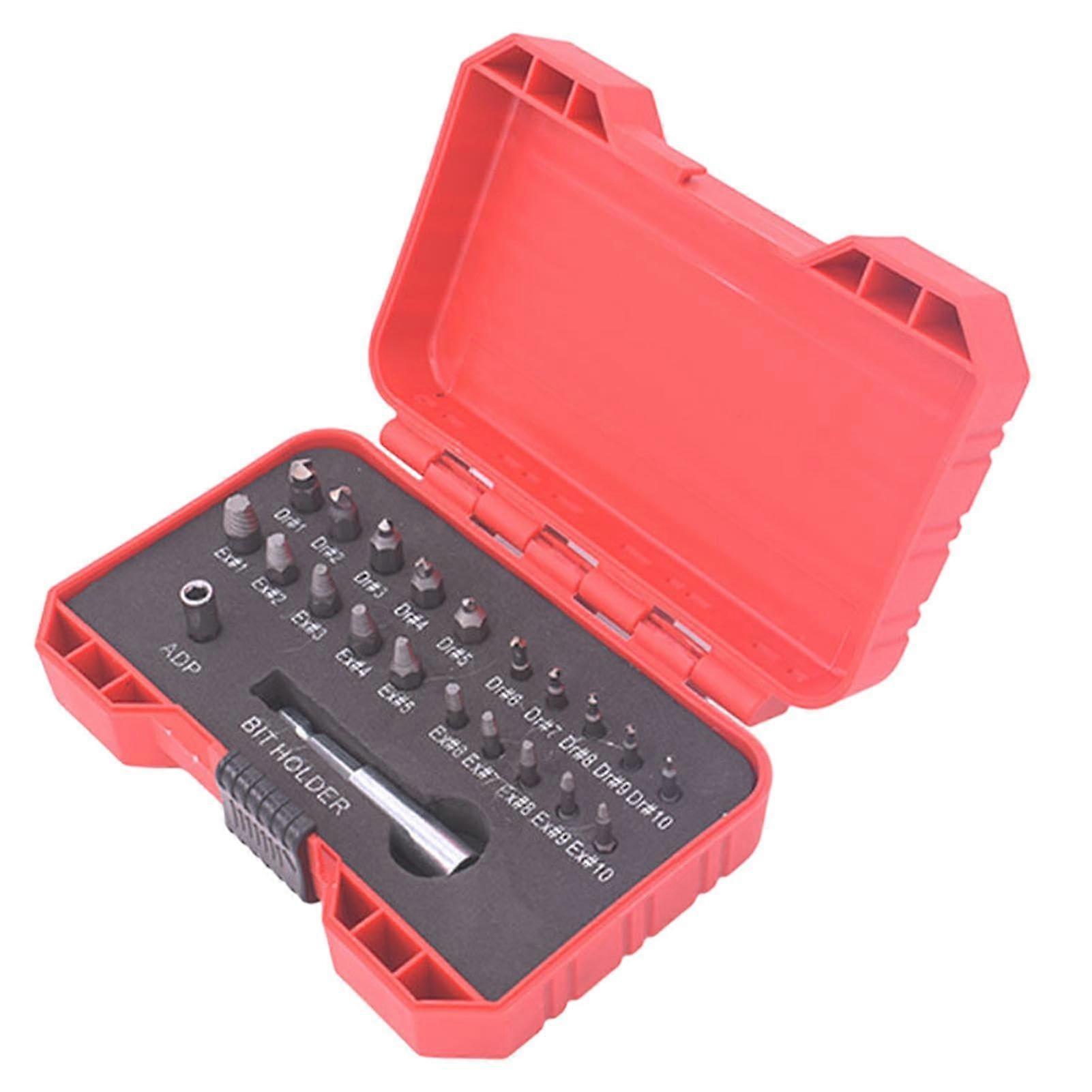 Easy Out Screw Extractor Set 22X Screw Removal Kit, Bolt Extractor Set