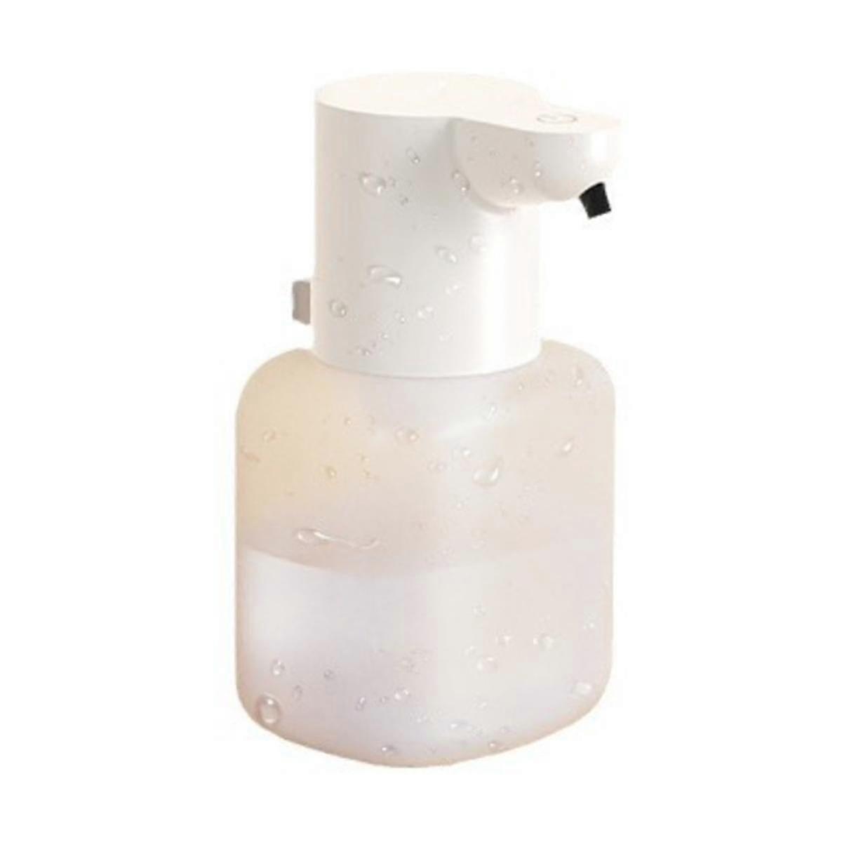 New Tech Automatyczny bezdotykowy dozownik mydła - 550 ml ładowalna przez USB, regulowana pianka z czarnym wzornictwem