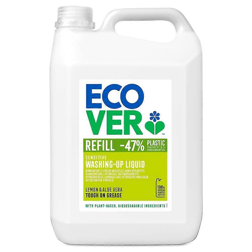Ecover Washing up Liquid Lemon/Aloe Vera 5L - 2 Pack