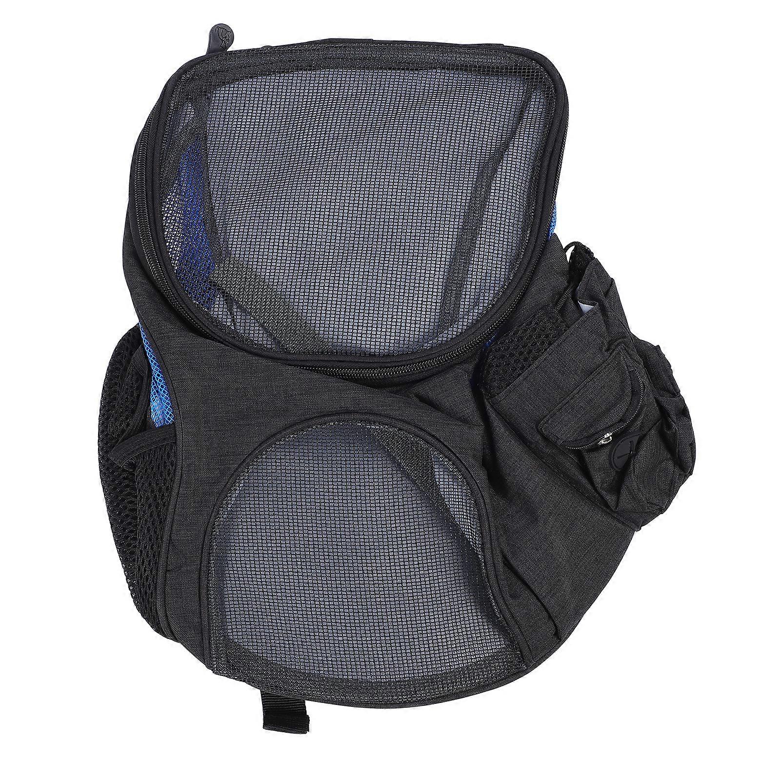 Spacious Pet Carrier Backpack with Breathable Mesh, Foldable, Portable