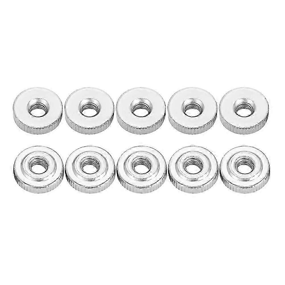 10Pcs GB807 M4 M5 M6 M8 M10 Handle Nut Knurled Thumb Nuts(M4)