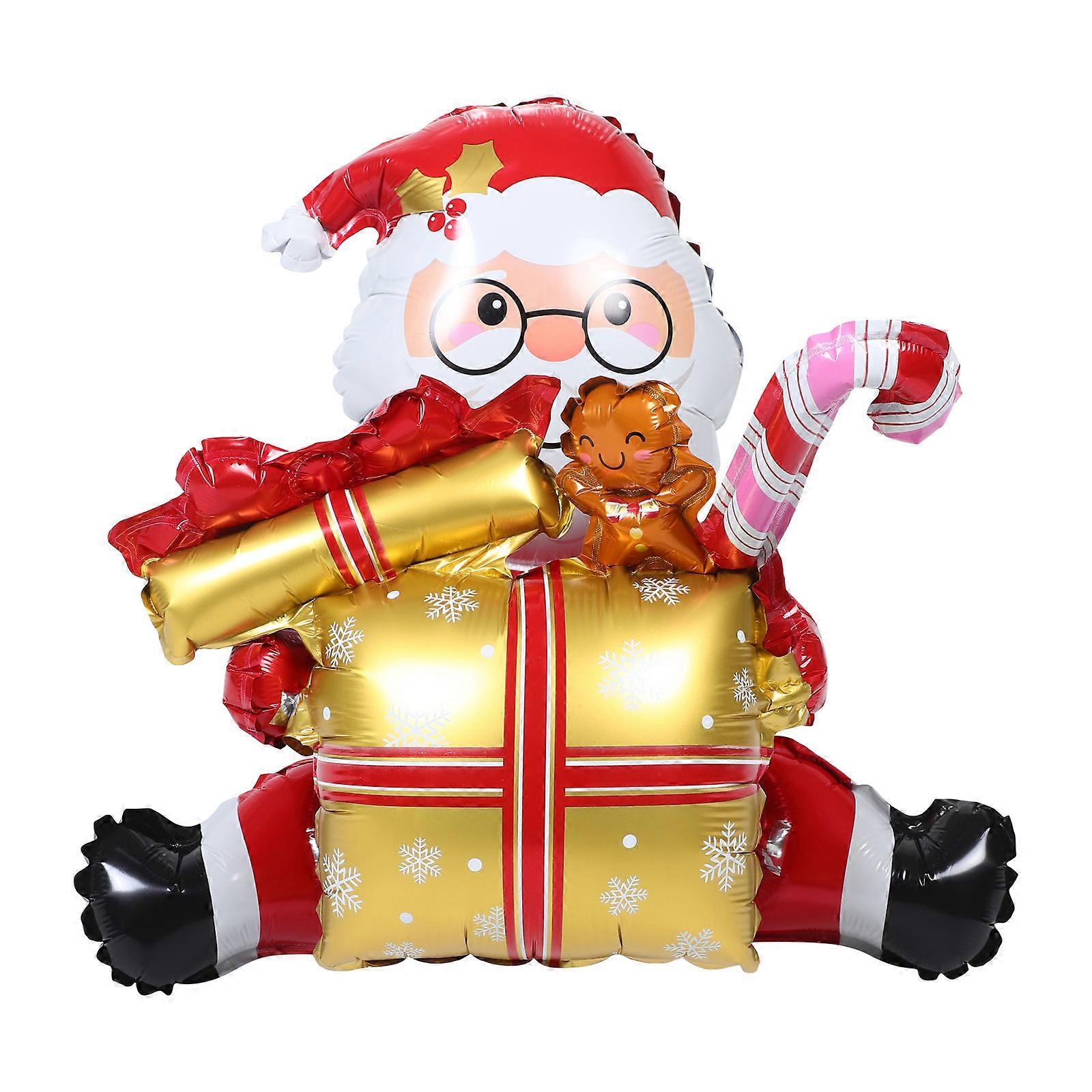 Santa Clause Balloon Christmas Inflatable Balloon Decoration for Decor