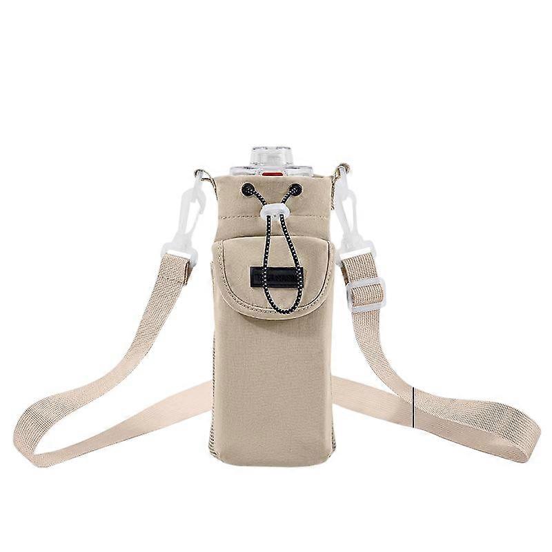 Portable multi-functional bag, can be worn diagonally, can hold water bottles, mobile phones, etc.