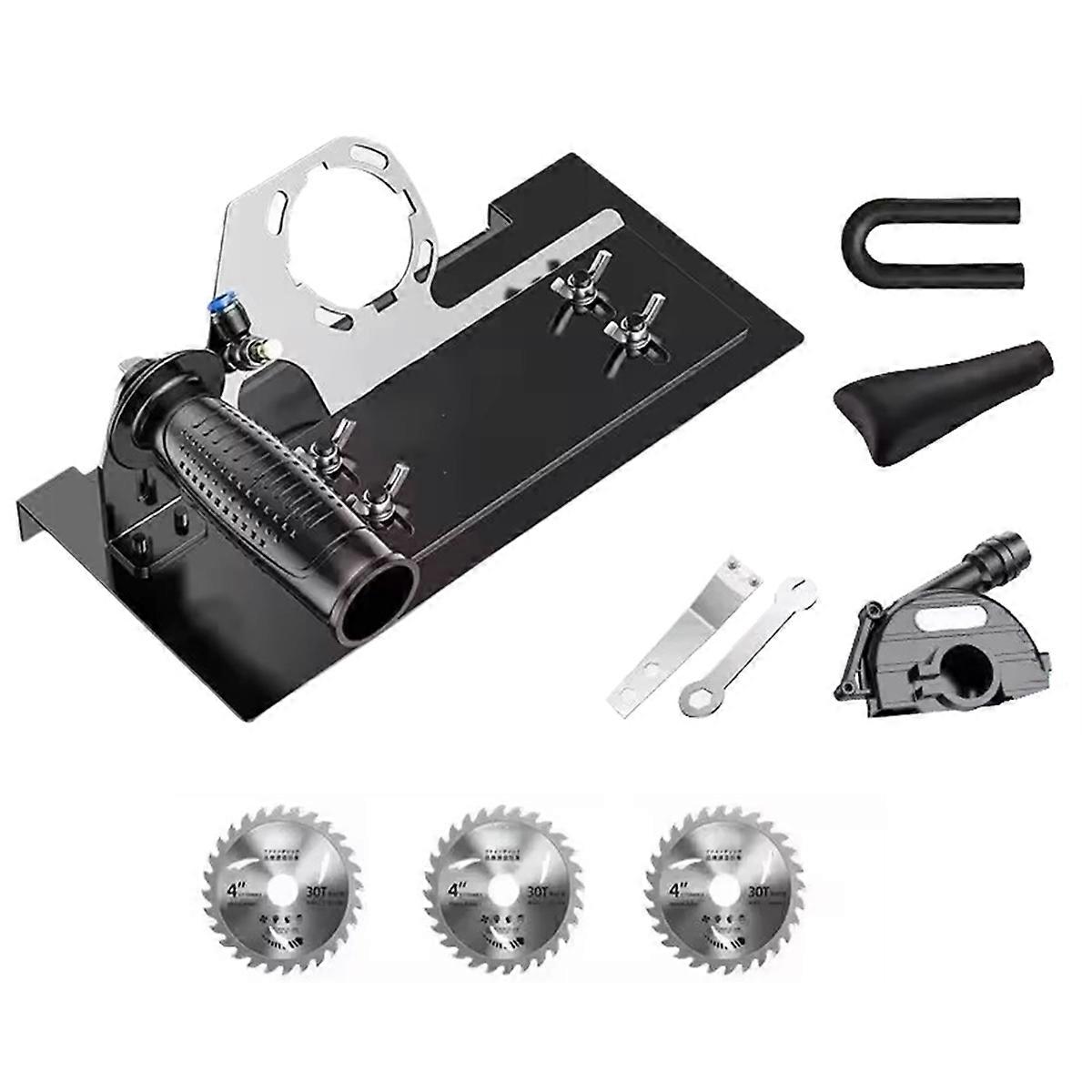 Angle Grinder Cutting Tiles Stand 100-125type Attachment Stone Trimming Bracket Support Tools, Set C