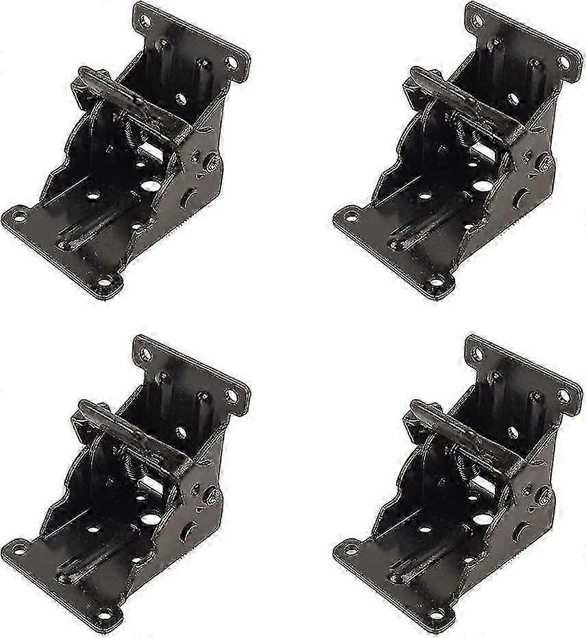 Self-locking Folding Hinge - 4 Pcs Kitchen Cabinet Hinge with Locking Extension