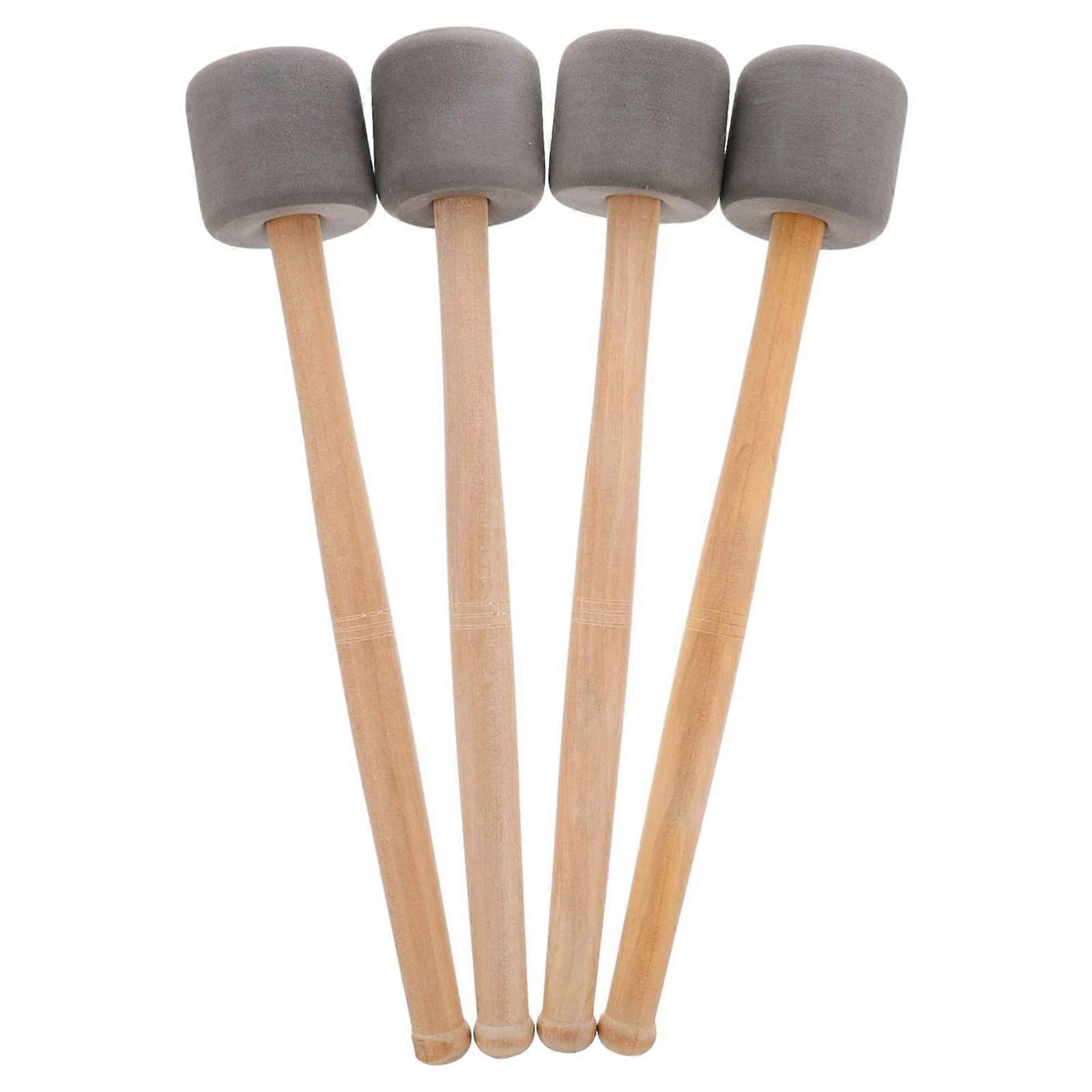 4Pcs Drum Mallets Sticks Mallets Foam Head Drum Mallets for Marching Band Percussion