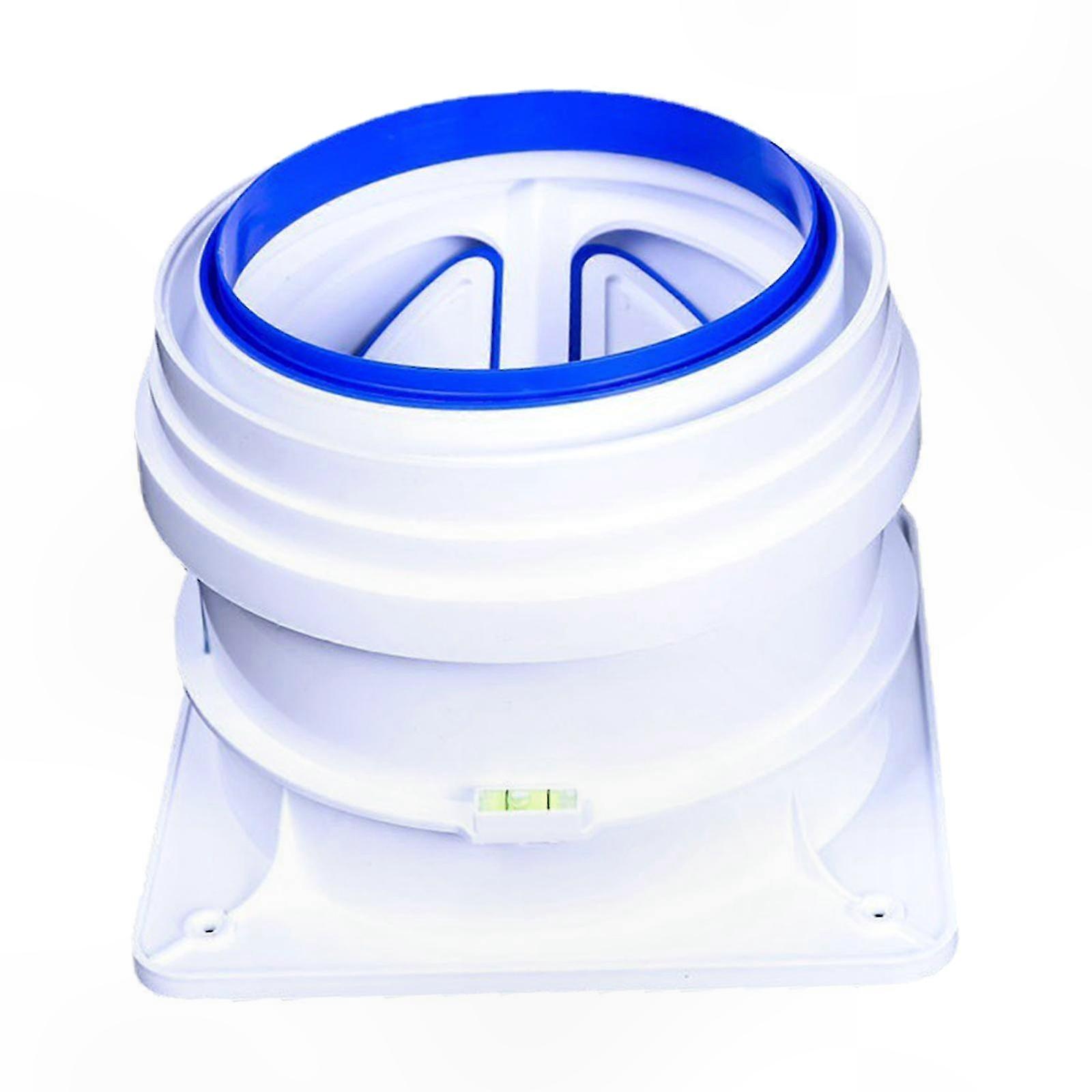 Odor-Resistant Wall Vent with Flange and Shutter for Draft Control